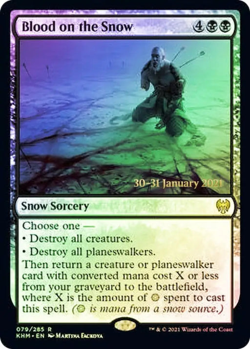 Blood on the Snow [Kaldheim Prerelease Promos] - MTG Single