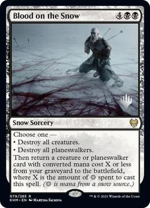 Blood on the Snow (Promo Pack) [Kaldheim Promos] - MTG Single