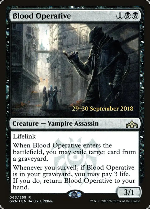 Blood Operative [Guilds of Ravnica Prerelease Promos] - MTG Single