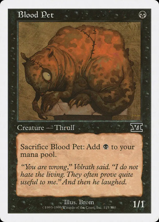 Blood Pet [Classic Sixth Edition] - MTG Single