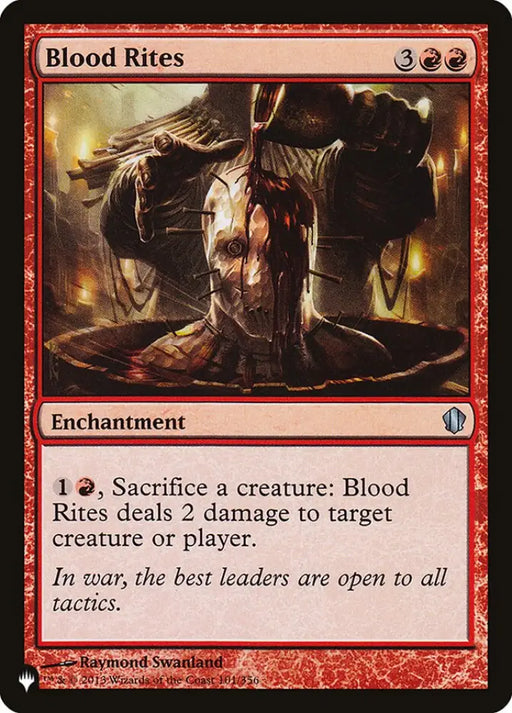 Blood Rites [The List] - MTG Single