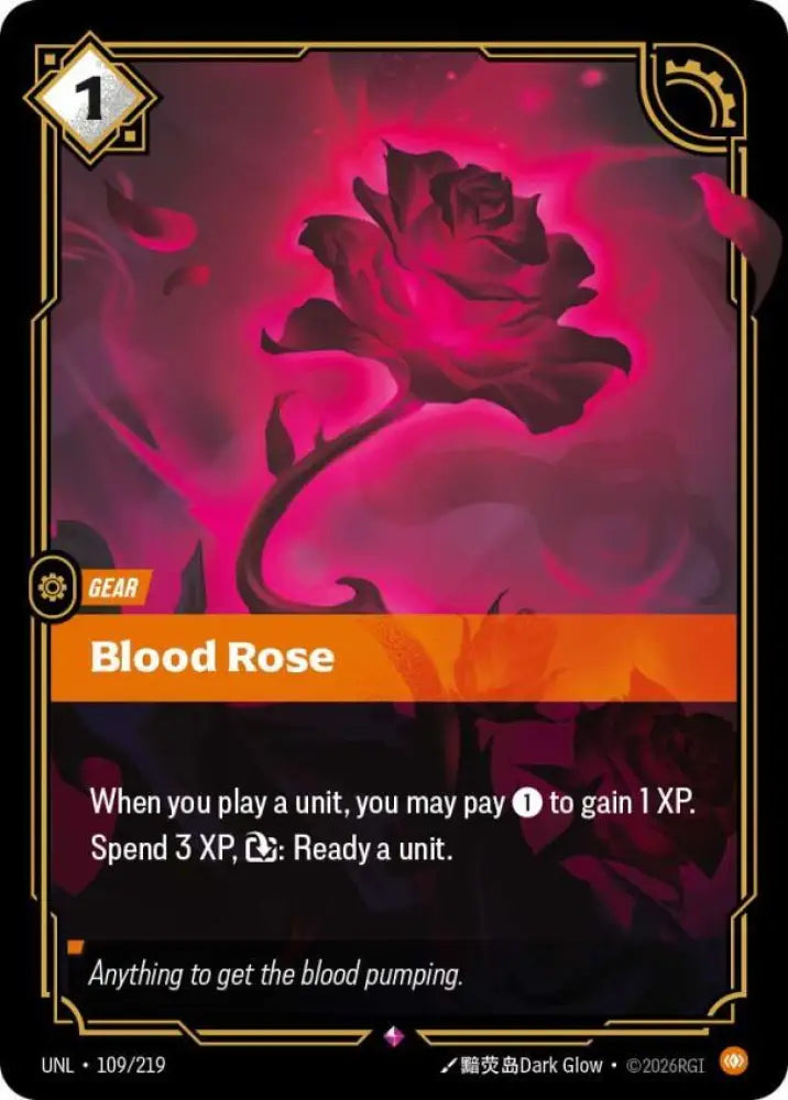 Blood Rose (109/219) [Unleashed]