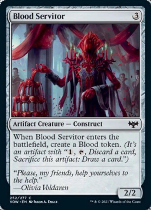 Blood Servitor [Innistrad: Crimson Vow] - MTG Single