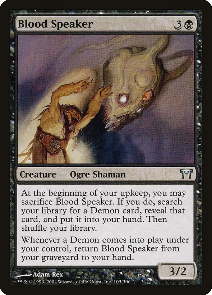 Blood Speaker [Champions of Kamigawa] - MTG Single