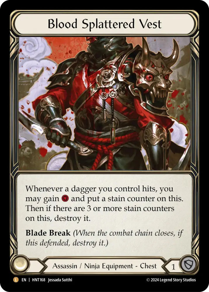 Blood Splattered Vest [The Hunted] Rainbow Foil - Flesh And Blood Single
