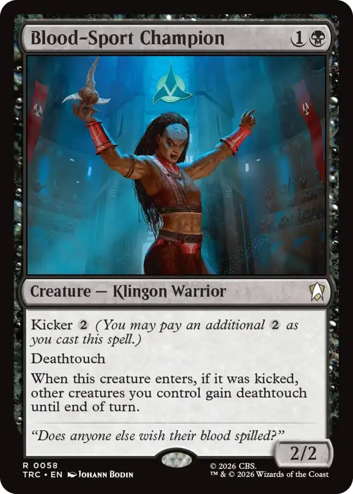 Blood-Sport Champion (Surge Foil) (58) [Star Trek Commander]