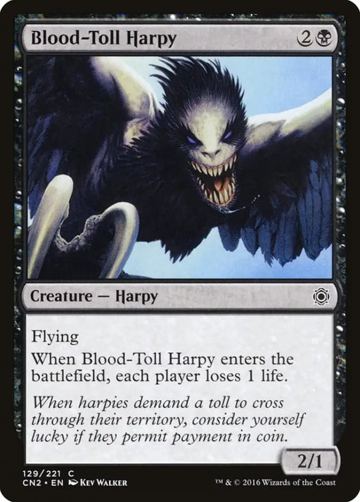 Blood-Toll Harpy [Conspiracy: Take the Crown] - MTG Single