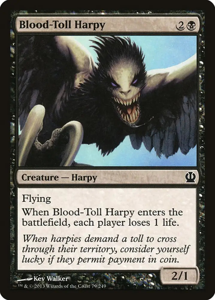 Blood-Toll Harpy [Theros] - MTG Single