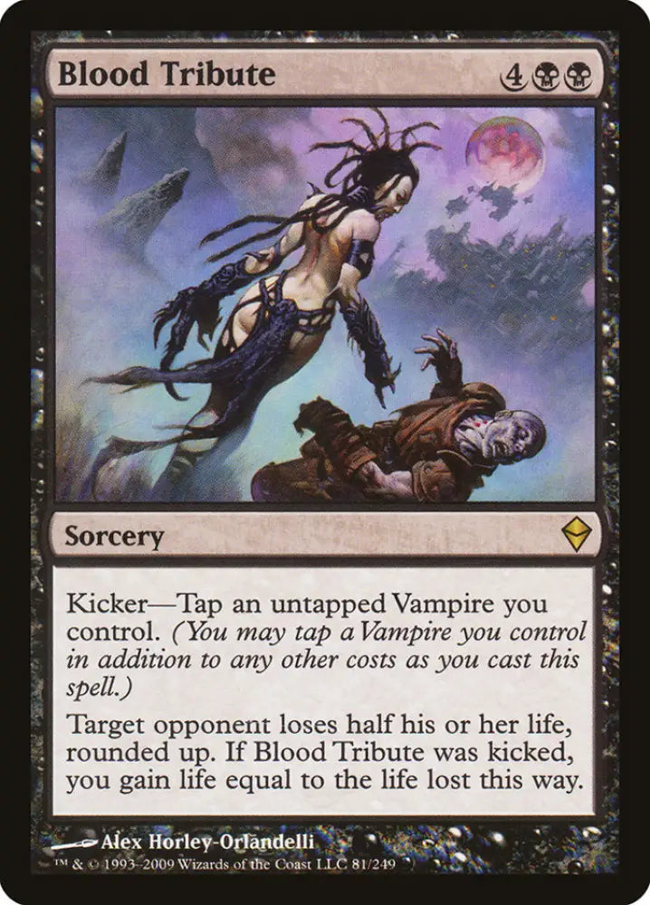 Blood Tribute [Zendikar] - MTG Single