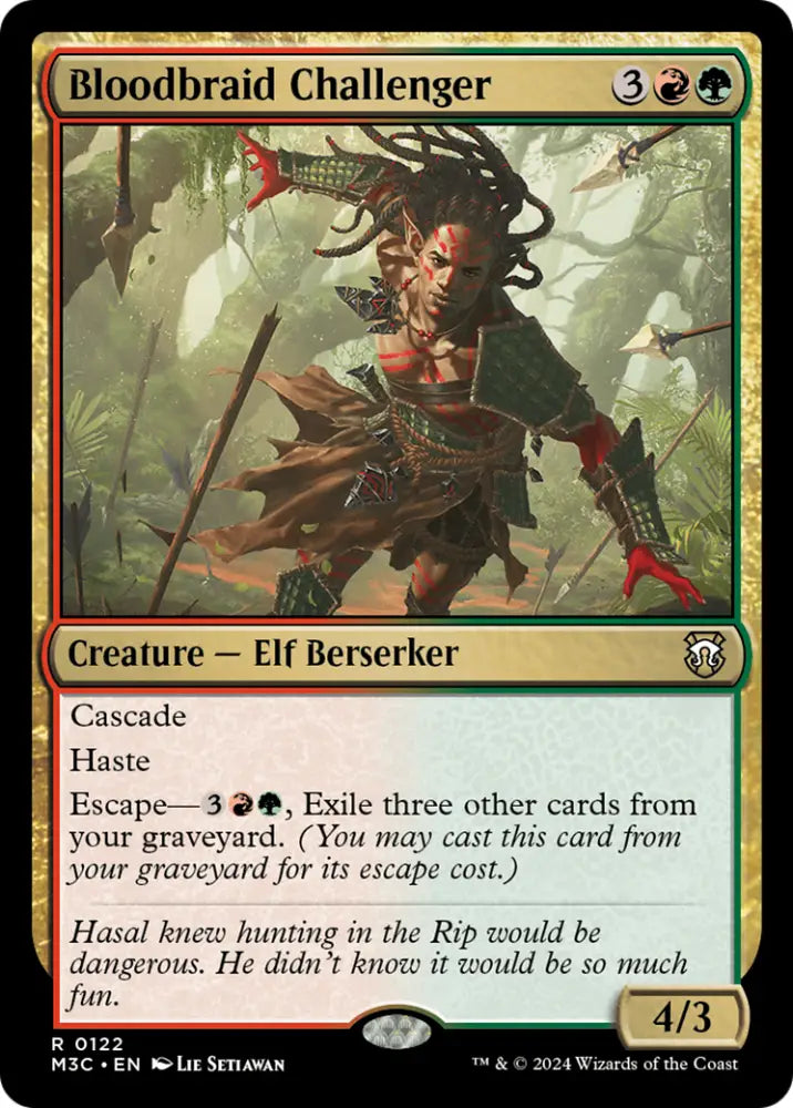 Bloodbraid Challenger [Modern Horizons 3 Commander] - MTG Single