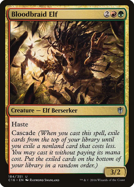 Bloodbraid Elf [Commander 2016] - MTG Single