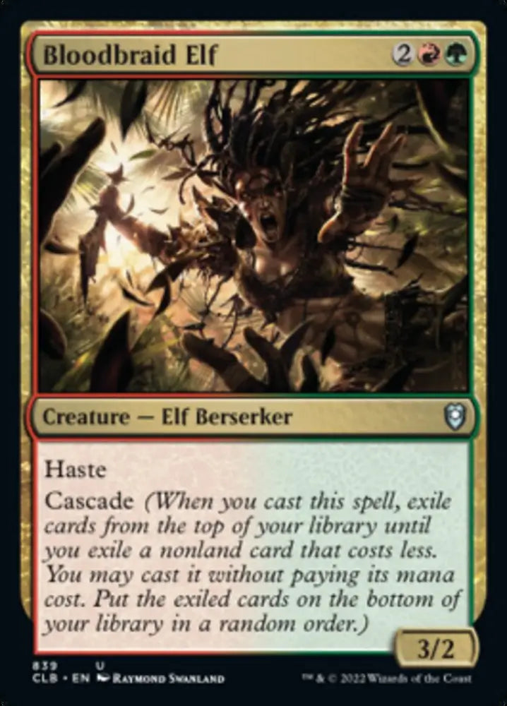 Bloodbraid Elf [Commander Legends: Battle for Baldur’s Gate] - MTG Single