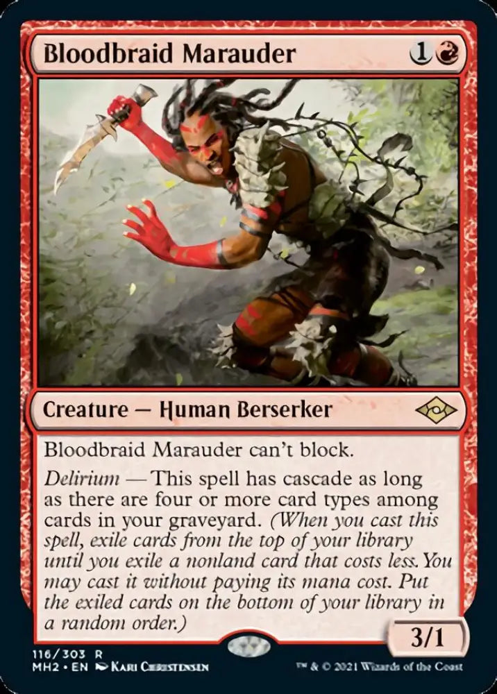 Bloodbraid Marauder [Modern Horizons 2] - MTG Single