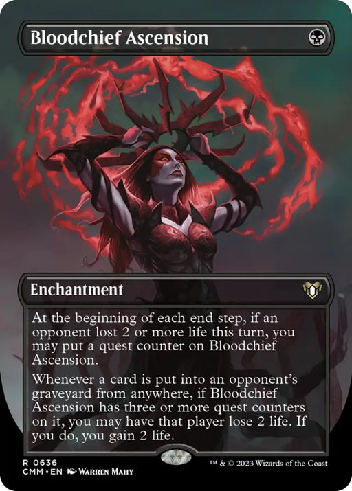 Bloodchief Ascension (Borderless Alternate Art) [Commander Masters] - MTG Single