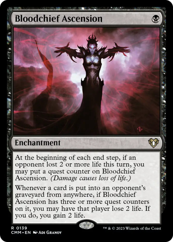 Bloodchief Ascension [Commander Masters] - MTG Single