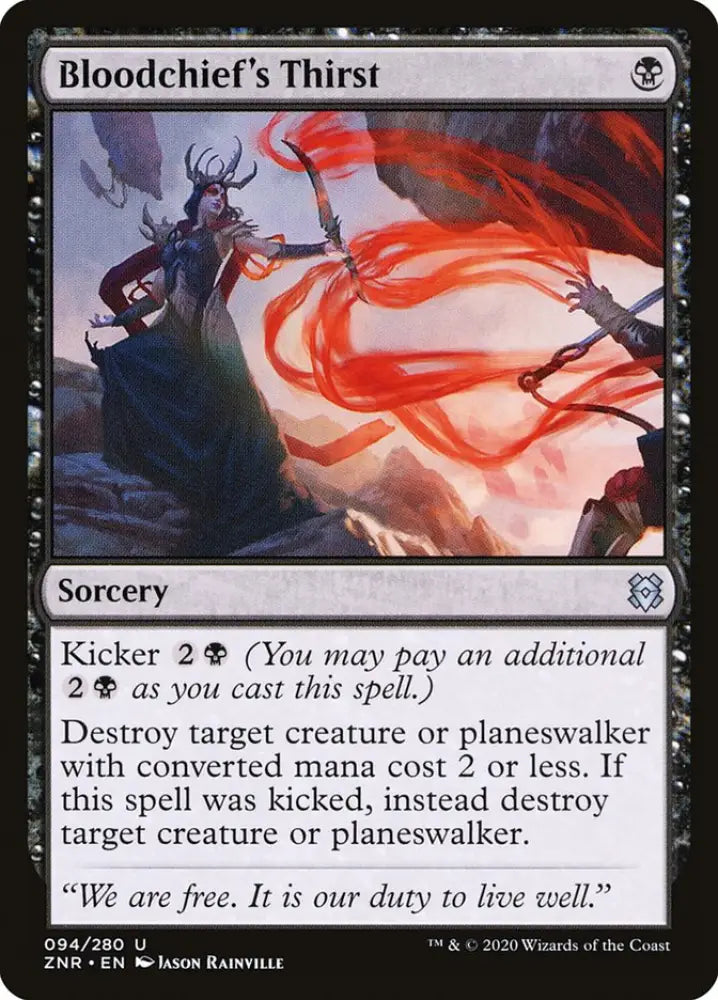 Bloodchief’s Thirst [Zendikar Rising] - MTG Single
