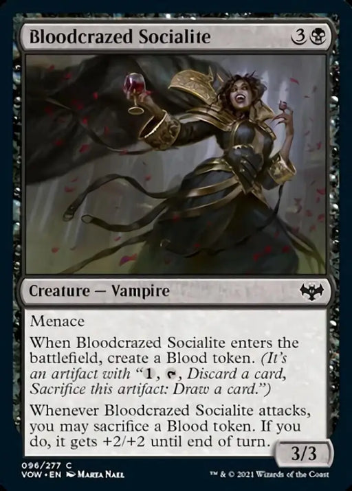 Bloodcrazed Socialite [Innistrad: Crimson Vow] - MTG Single