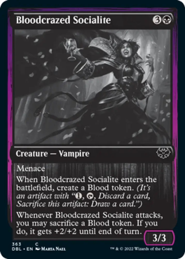 Bloodcrazed Socialite [Innistrad: Double Feature] - MTG Single