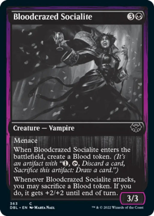 Bloodcrazed Socialite [Innistrad: Double Feature] - MTG Single