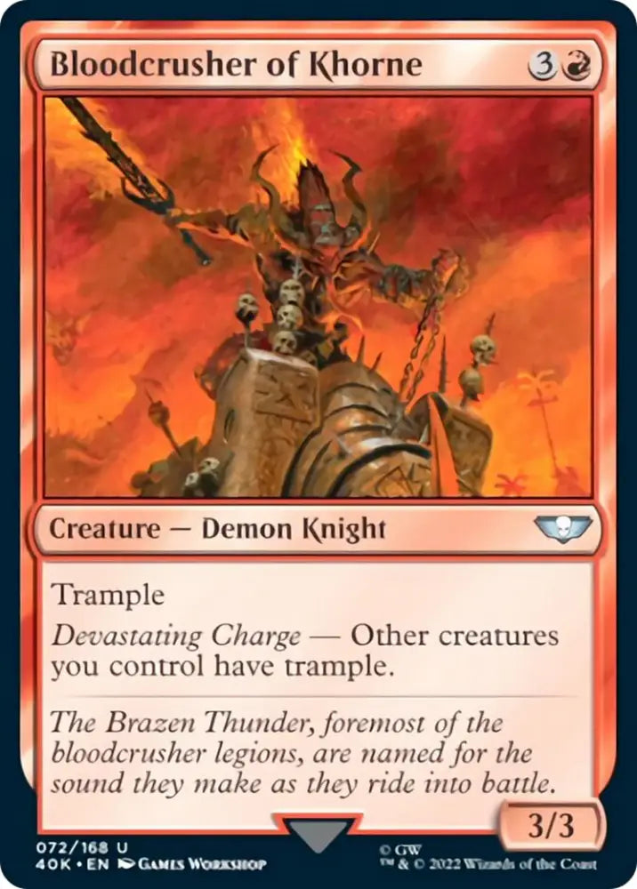 Bloodcrusher of Khorne [Warhammer 40,000] - MTG Single