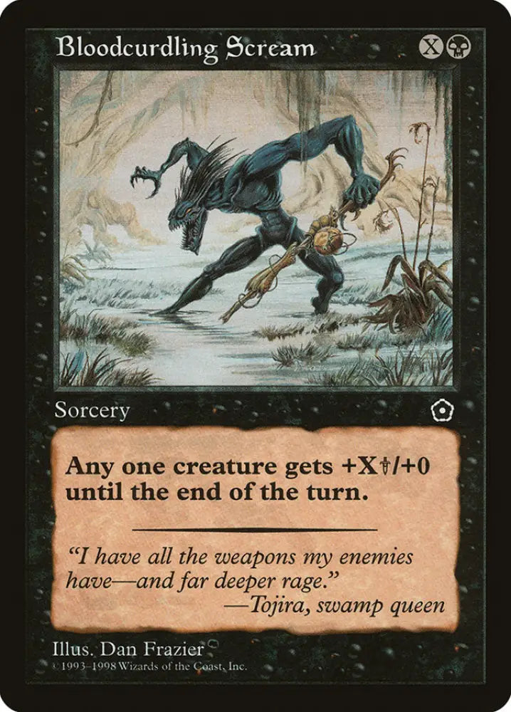 Bloodcurdling Scream [Portal Second Age] - MTG Single