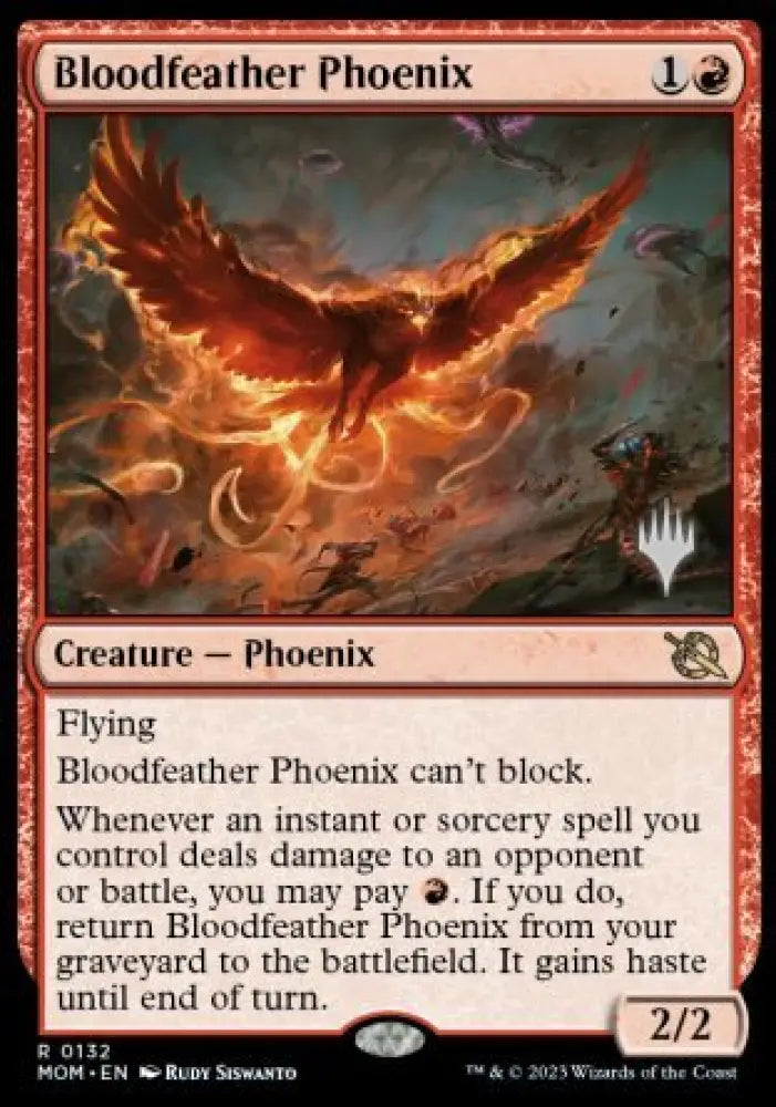Bloodfeather Phoenix (Promo Pack) [March of the Machine Promos] - MTG Single