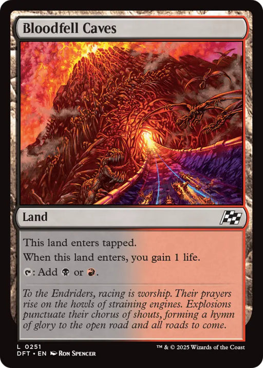 Bloodfell Caves [Aetherdrift] - MTG Single