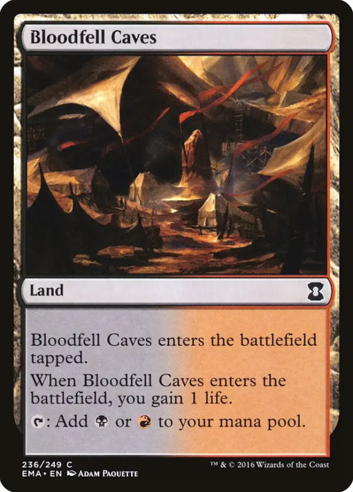 Bloodfell Caves [Eternal Masters] - MTG Single