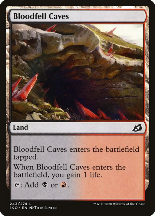 Bloodfell Caves [Ikoria: Lair of Behemoths] - MTG Single