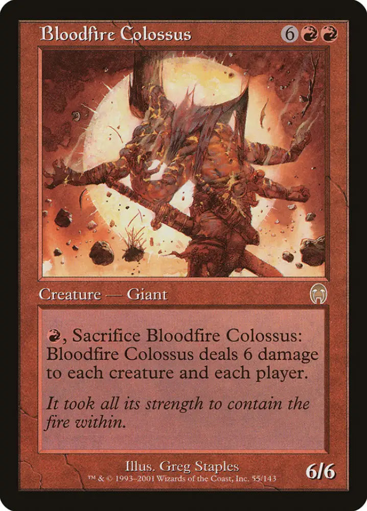 Bloodfire Colossus [Apocalypse] - MTG Single