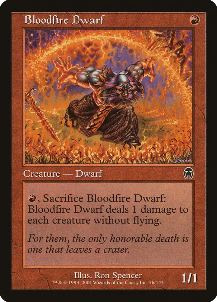Bloodfire Dwarf [Apocalypse] - MTG Single