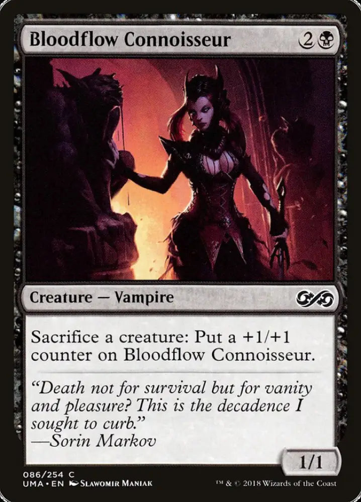 Bloodflow Connoisseur [Ultimate Masters] - MTG Single