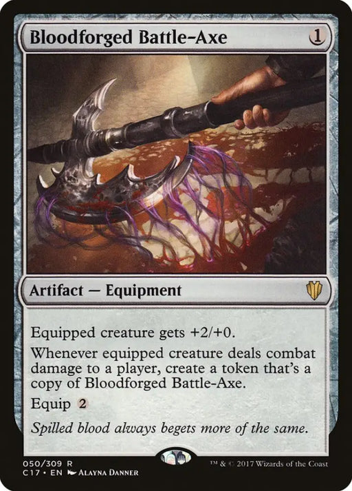 Bloodforged Battle-Axe [Commander 2017] - MTG Single