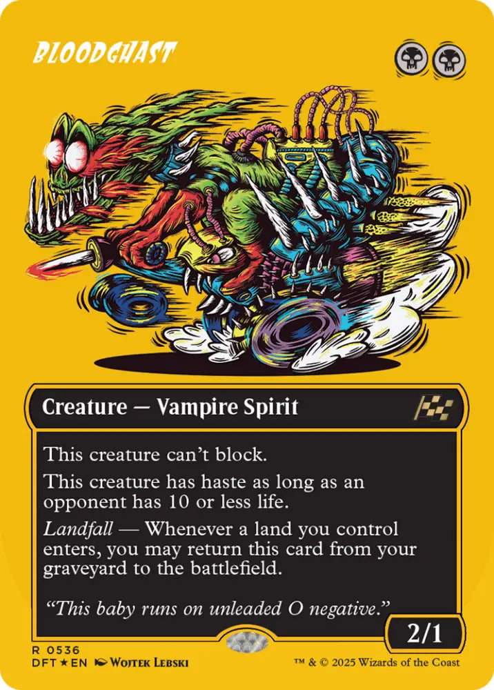 Bloodghast (Borderless) (First-Place Foil) [Aetherdrift] - MTG Single