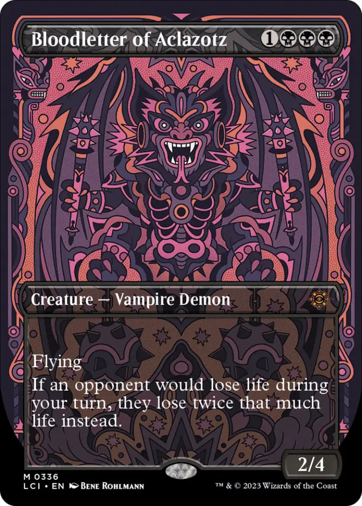 Bloodletter of Aclazotz (Borderless) [The Lost Caverns of Ixalan] - MTG Single