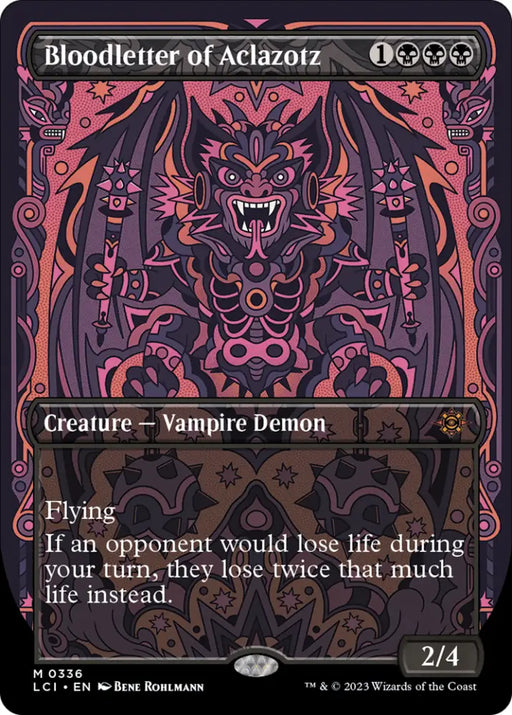 Bloodletter of Aclazotz (Borderless) [The Lost Caverns of Ixalan] - MTG Single