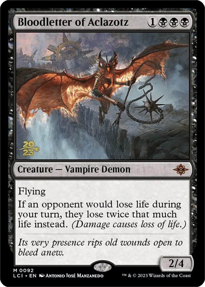 Bloodletter of Aclazotz [The Lost Caverns of Ixalan Prerelease Cards] - MTG Single