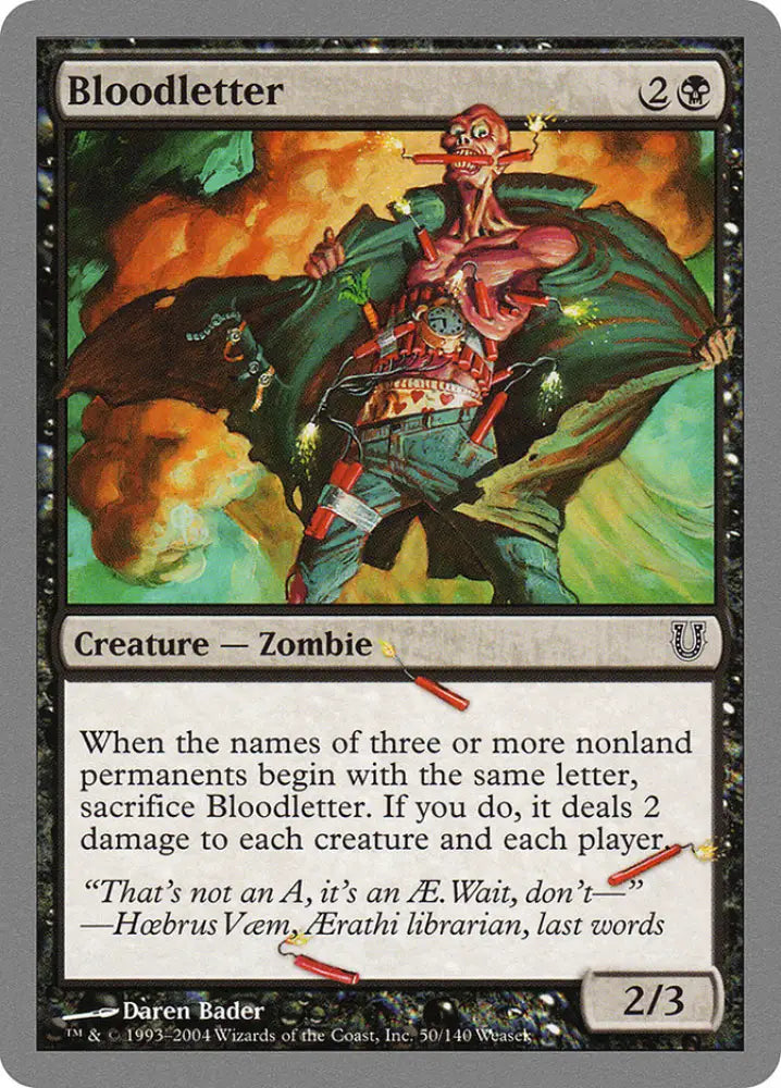 Bloodletter [Unhinged] - MTG Single