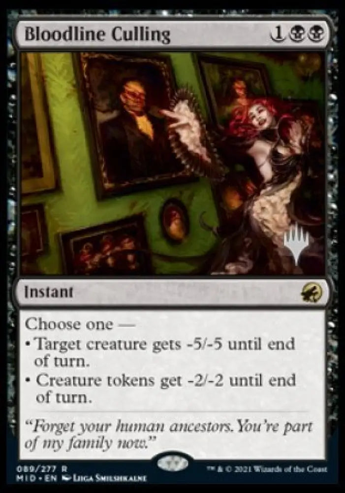 Bloodline Culling (Promo Pack) [Innistrad: Midnight Hunt Promos] - MTG Single