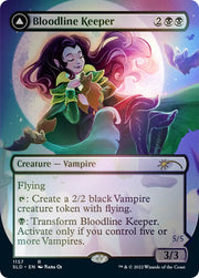Bloodline Keeper // Lord of Lineage (Borderless) [Secret Lair: From Cute to Brute] - MTG Single