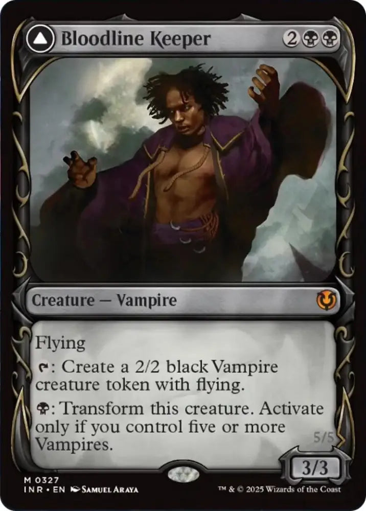 Bloodline Keeper // Lord of Lineage (Showcase) [Innistrad Remastered] - MTG Single