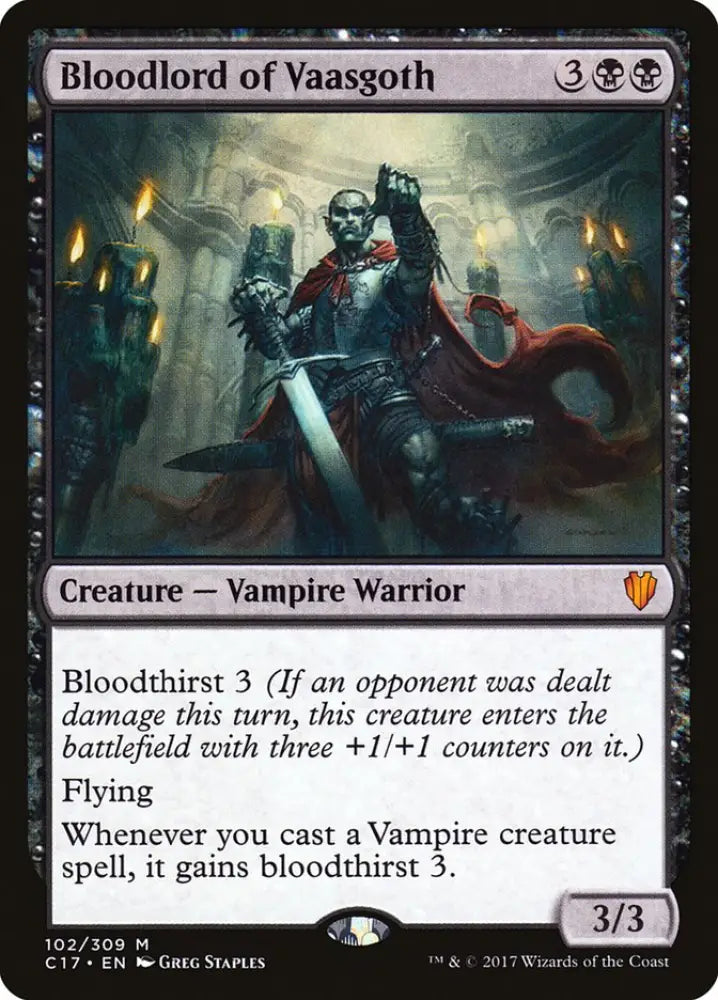 Bloodlord of Vaasgoth [Commander 2017] - MTG Single