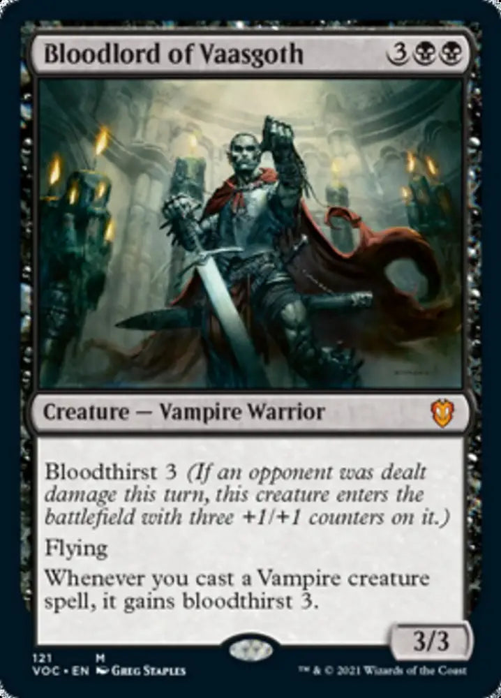Bloodlord of Vaasgoth [Innistrad: Crimson Vow Commander] - MTG Single