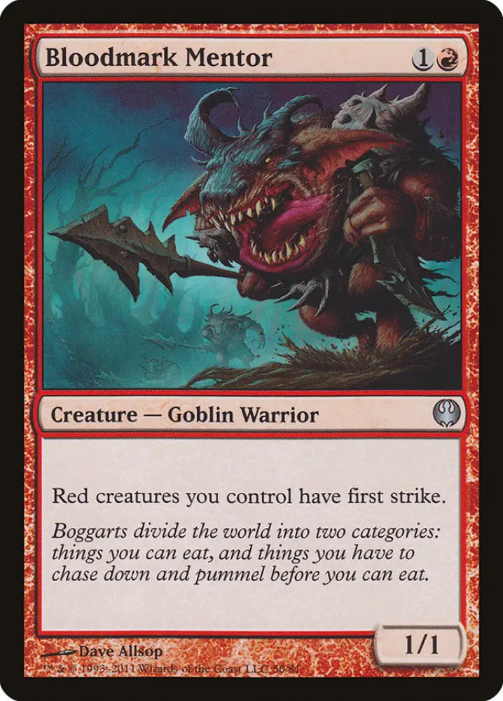 Bloodmark Mentor [Duel Decks: Knights vs. Dragons] - MTG Single