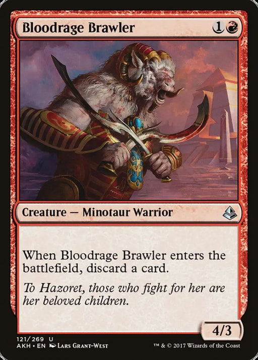 Bloodrage Brawler [Amonkhet] - MTG Single