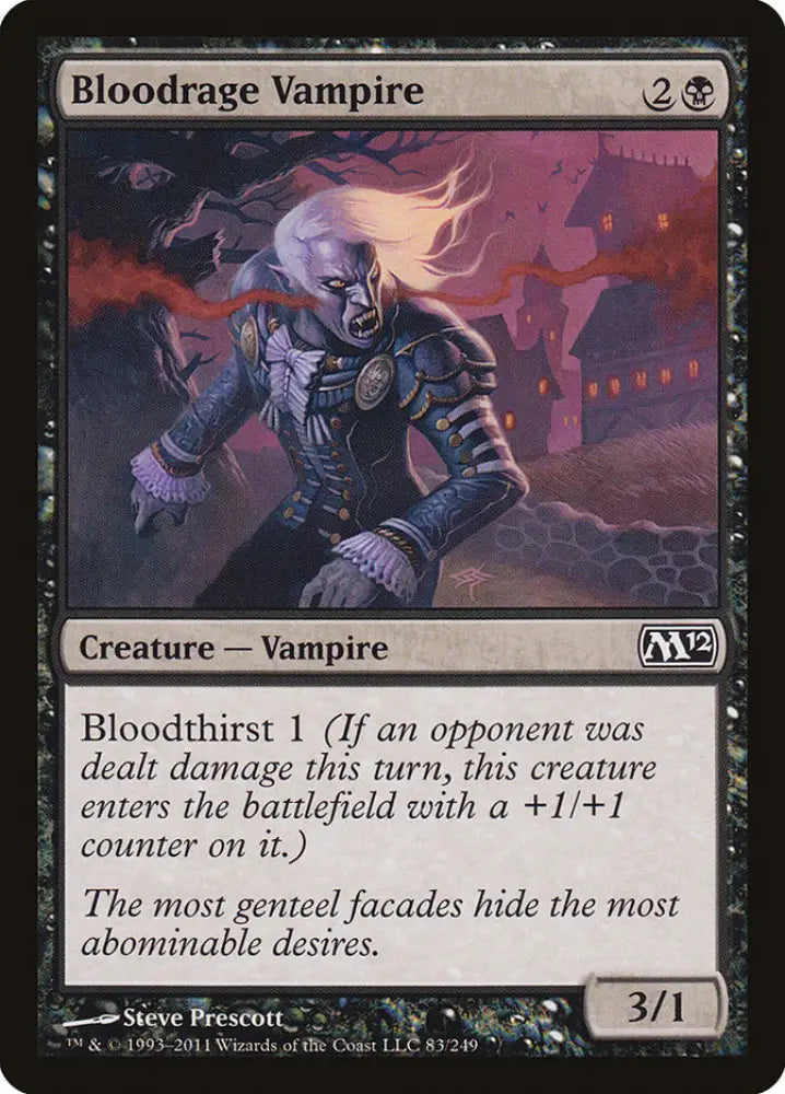 Bloodrage Vampire [Magic 2012] - MTG Single