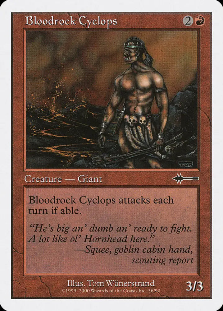 Bloodrock Cyclops [Beatdown] - MTG Single
