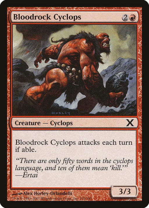 Bloodrock Cyclops [Tenth Edition] - MTG Single