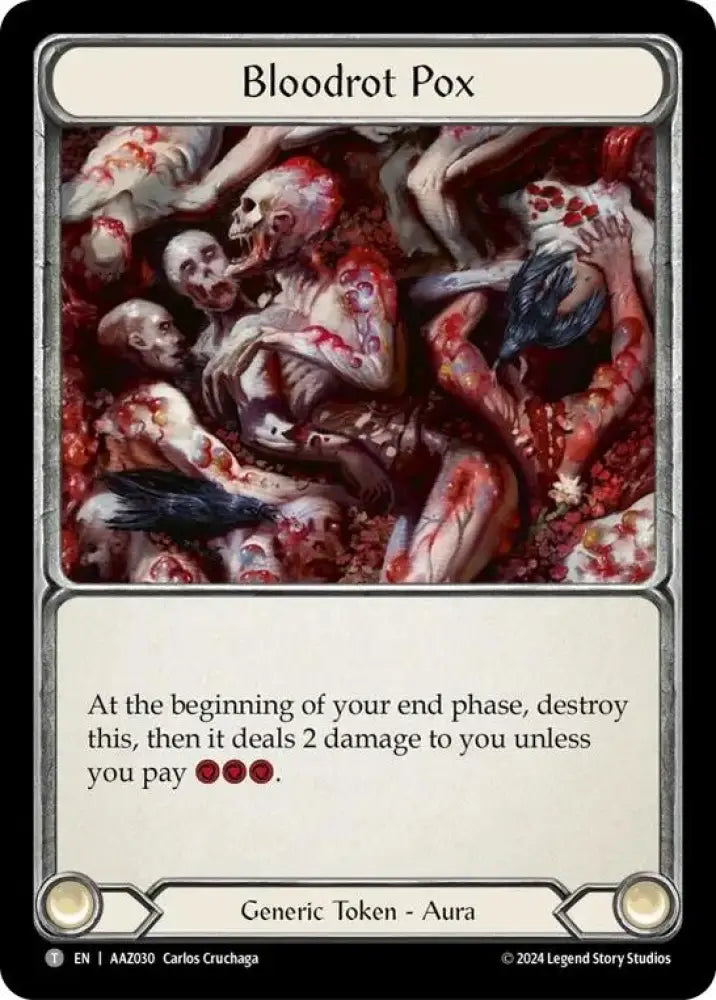 Bloodrot Pox // Frailty [AAZ030 // AAZ031] (Armory Deck: Azalea) - Flesh And Blood Single