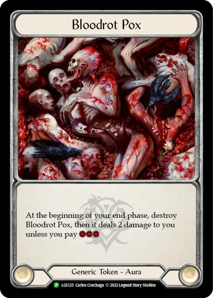 Bloodrot Pox // Frailty [LGS125 // LGS126] (Promo) Cold Foil - Flesh And Blood Single